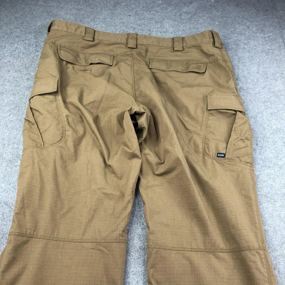 5.11 Tactical Pants Mens 42x32 Brown Cargo Regular Straight Workwear Utility